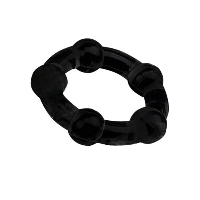 Cock Ring Soft Stretchy Silicone Hard Rings Last Longer - image 6