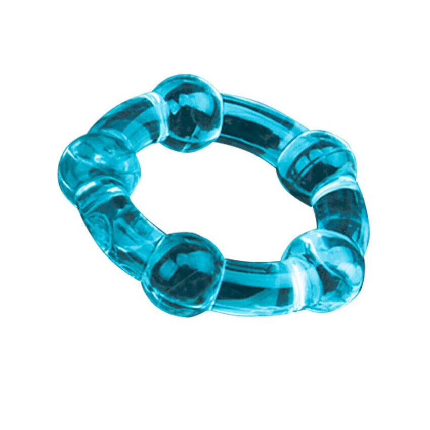 Cock Ring Soft Stretchy Silicone Hard Rings Last Longer - image 7
