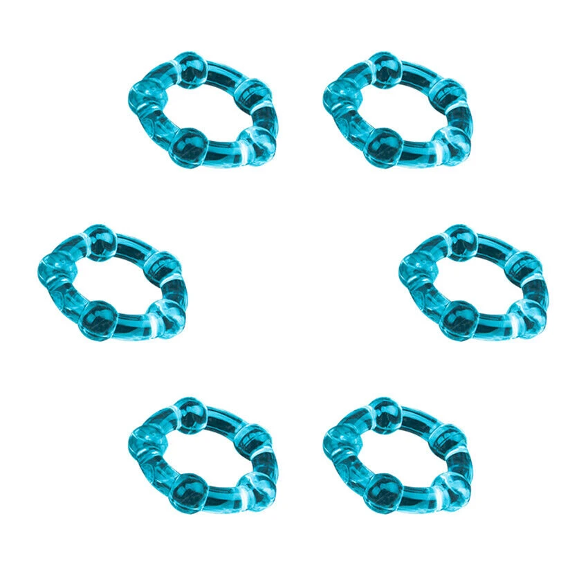 Cock Ring Soft Stretchy Silicone Hard Rings Last Longer - image 8