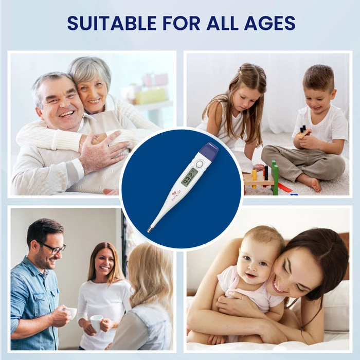 Easy Care Rigid Digital Thermometer for Kids & Adults - image 4