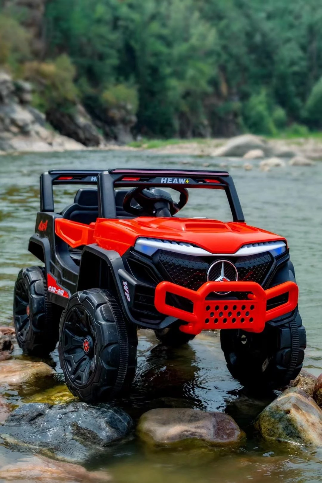 Electric Rechargeable Ride Jeep Remote Control MB9169