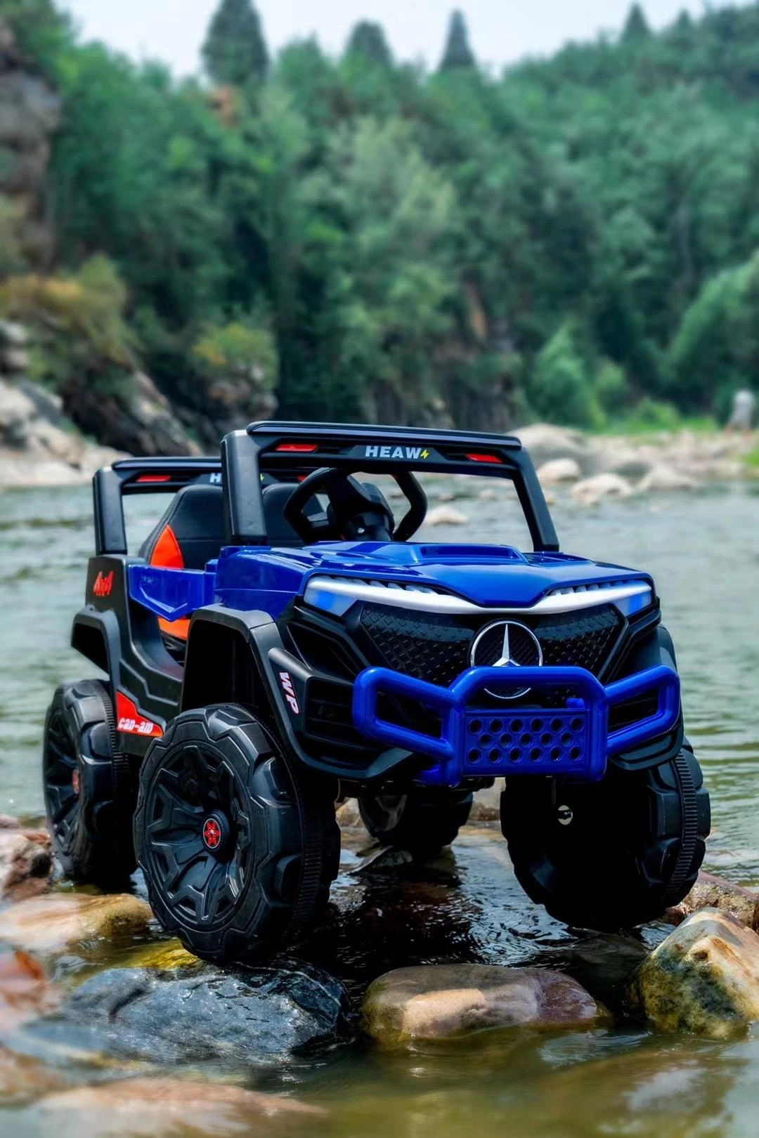 Electric Rechargeable Ride Jeep Remote Control MB9169 - image 5