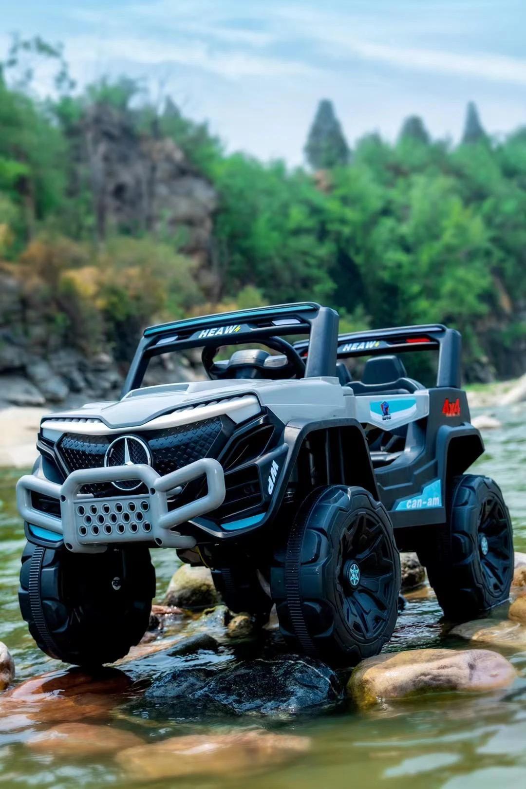 Electric Rechargeable Ride Jeep Remote Control MB9169 - image 4