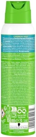 Fa Caribbean Wave Deodorant Body Spray 150ml - image 7