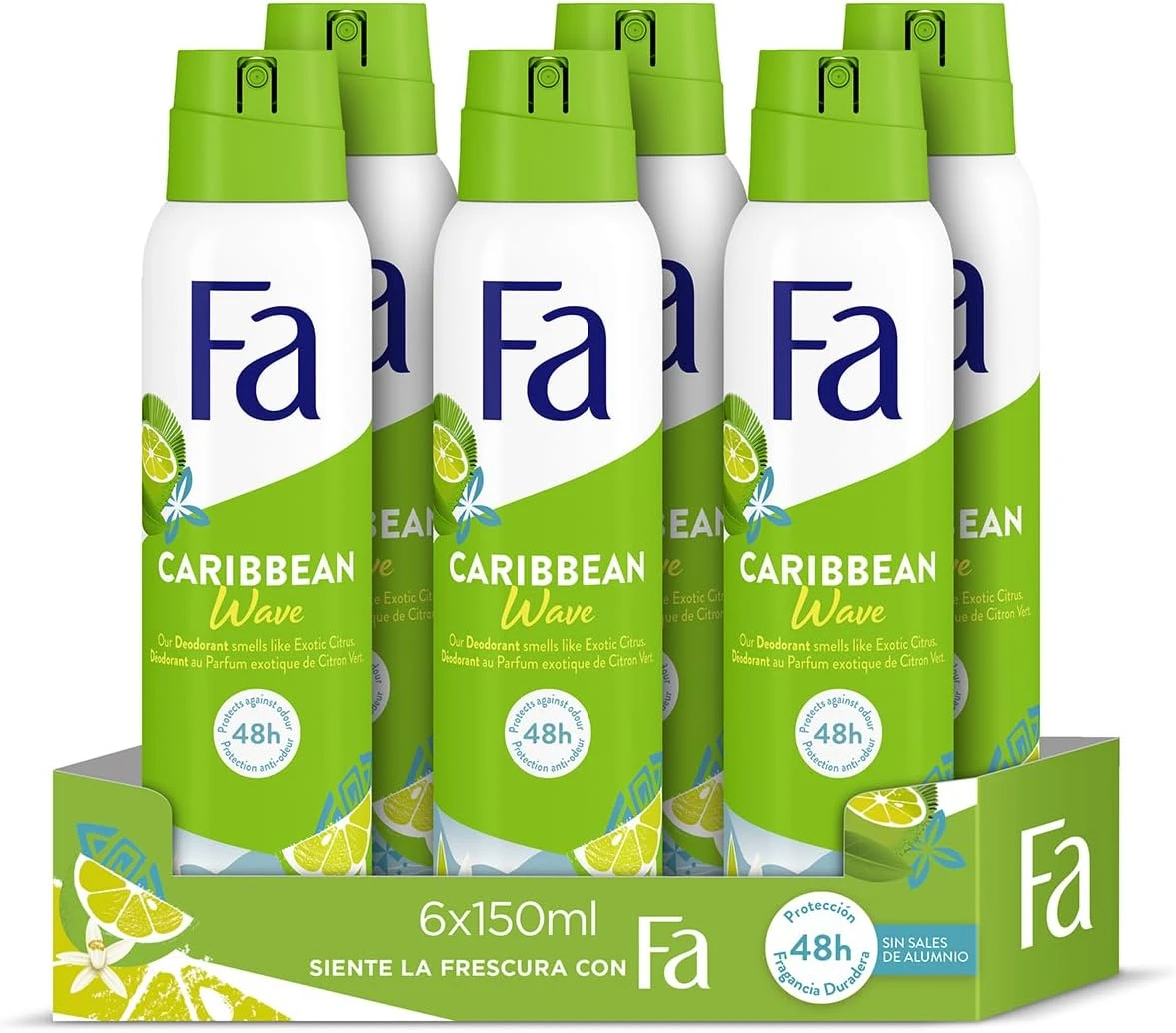 Fa Caribbean Wave Deodorant Body Spray 150ml - image 8