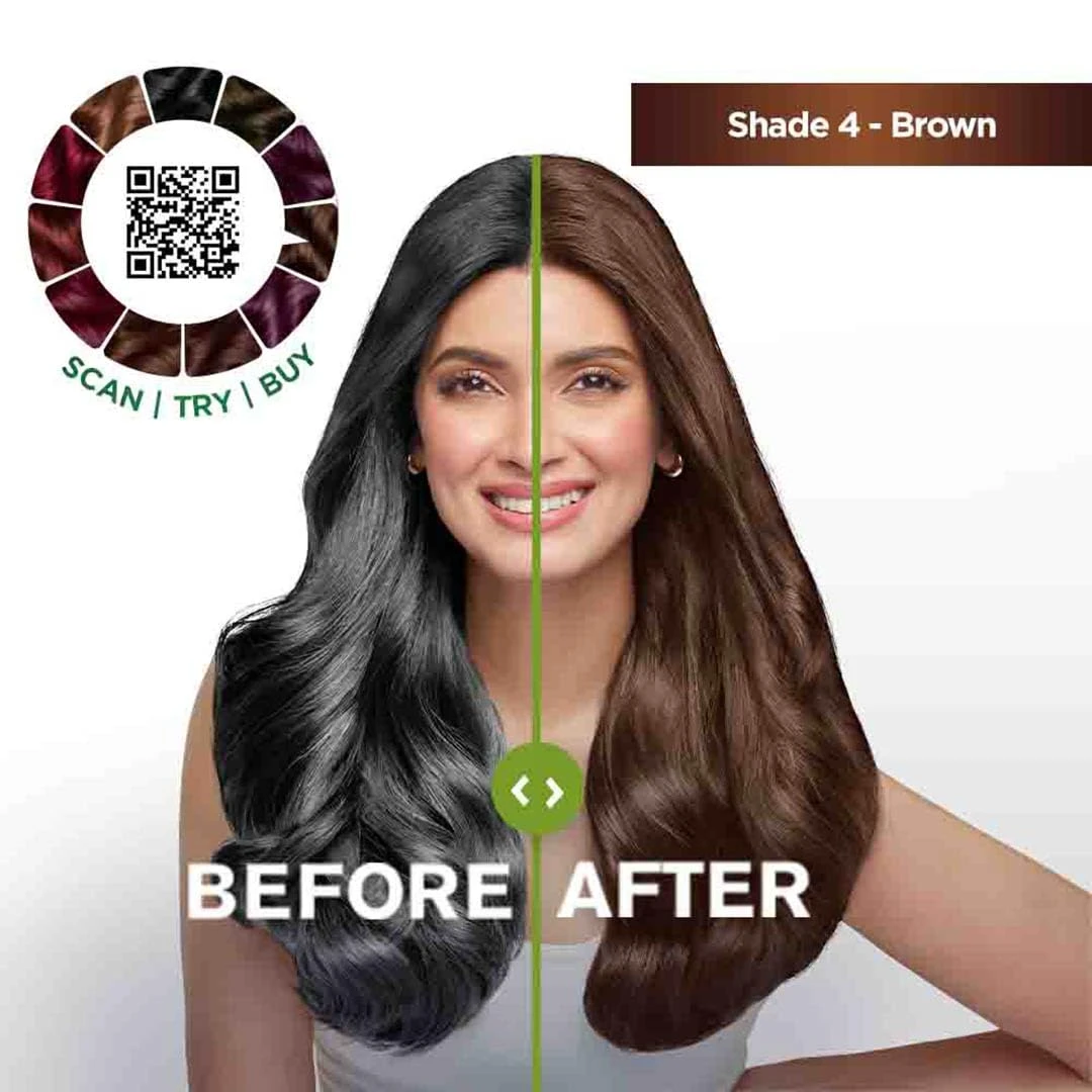 Garnier Hair Color No 4 Brown 70ml + 60g Creme - image 2