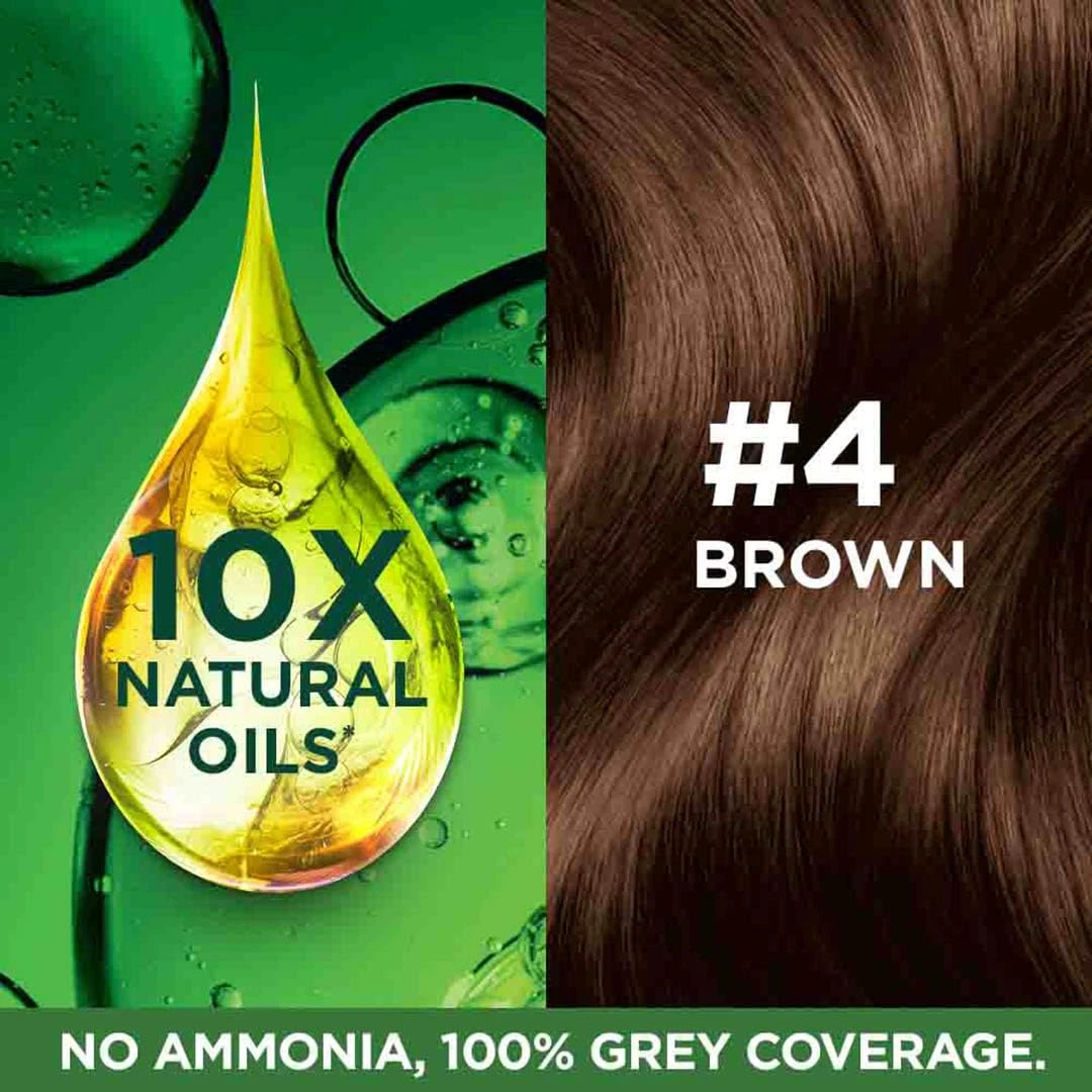 Garnier Hair Color No 4 Brown 70ml + 60g Creme - image 4