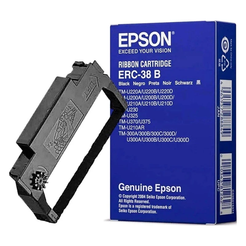 Genuine Epson ERC-38B Ribbon Cartridge