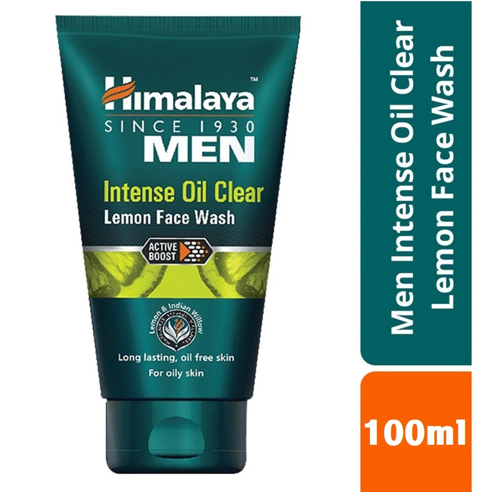 Himalaya MEN Intense Oil Clear Lemon Face Wash 100ml - image 1