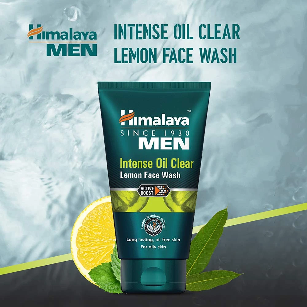 Himalaya MEN Intense Oil Clear Lemon Face Wash 100ml - image 5