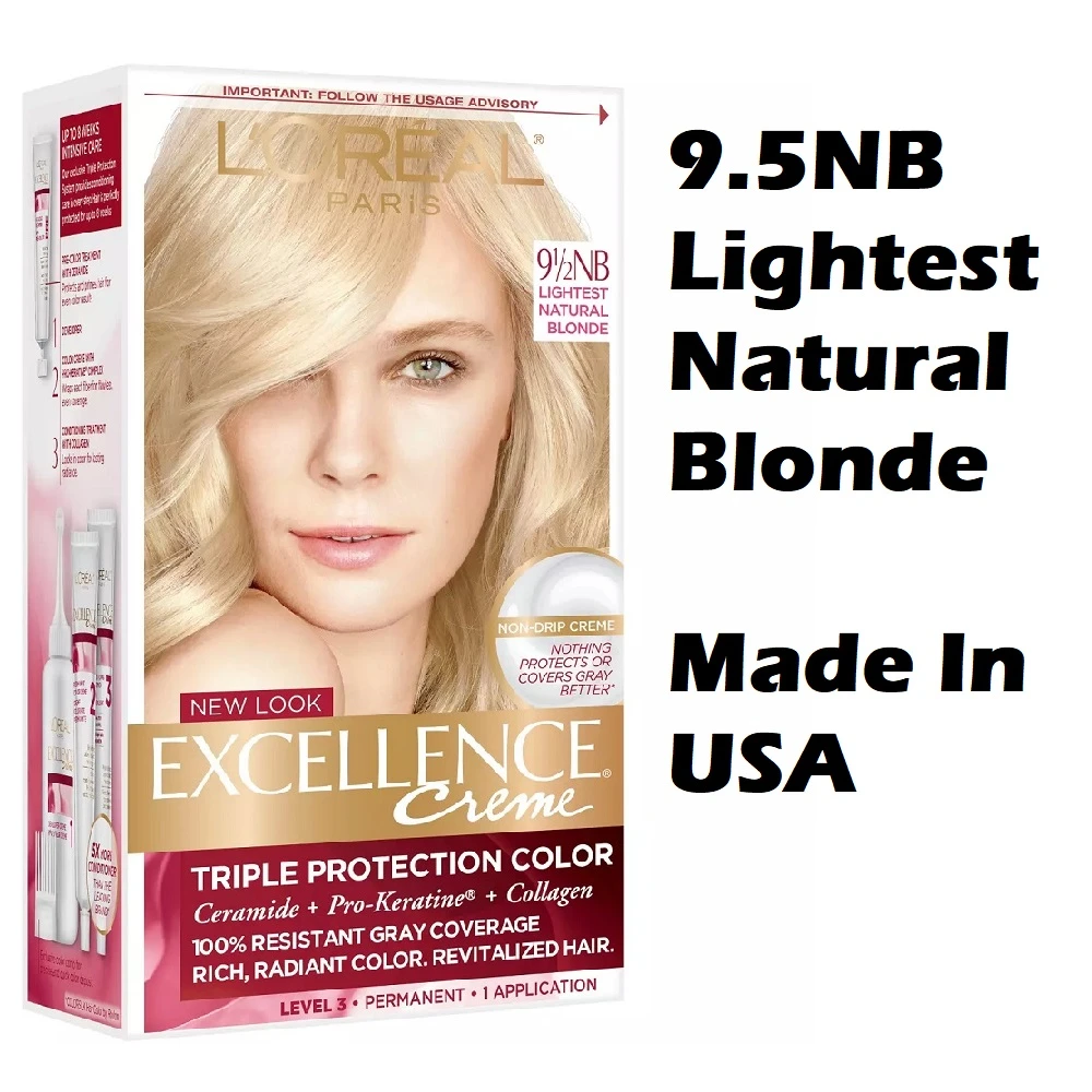 Loreal Hair Color 9.5NB Lightest Natural Blonde 75ml110g