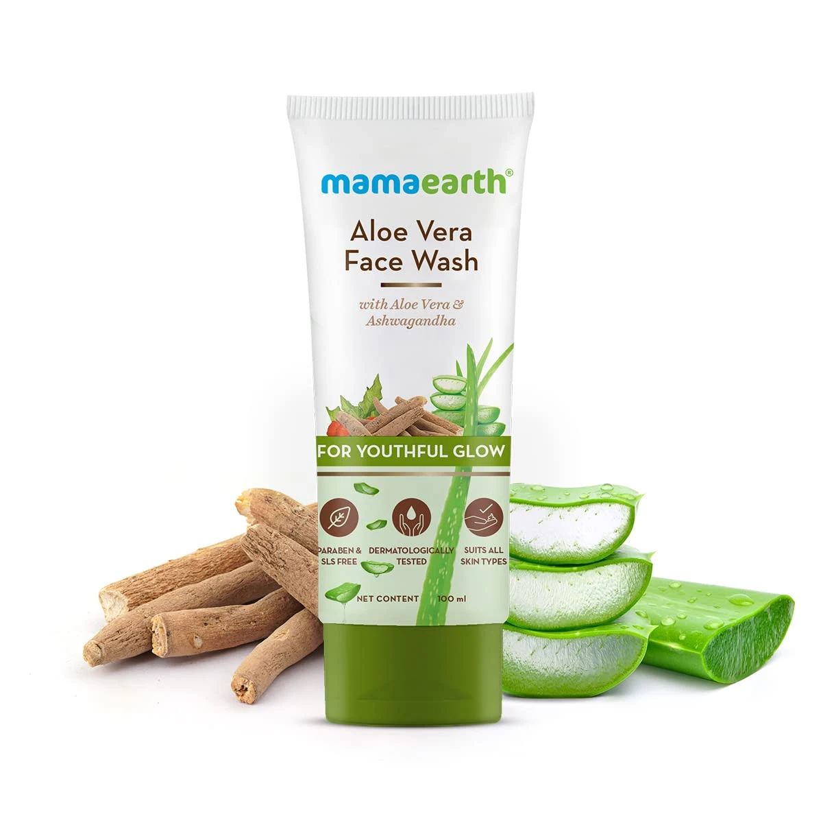 Mamaearth Face Wash 100ml Aloe Vera & Ashwagandha - image 2