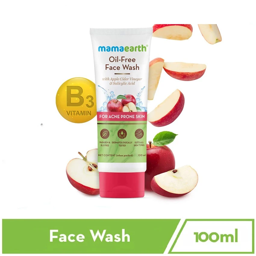 MAMAEARTH Oil Free Face Wash 100ml Oily Acne Prone Skin - image 1