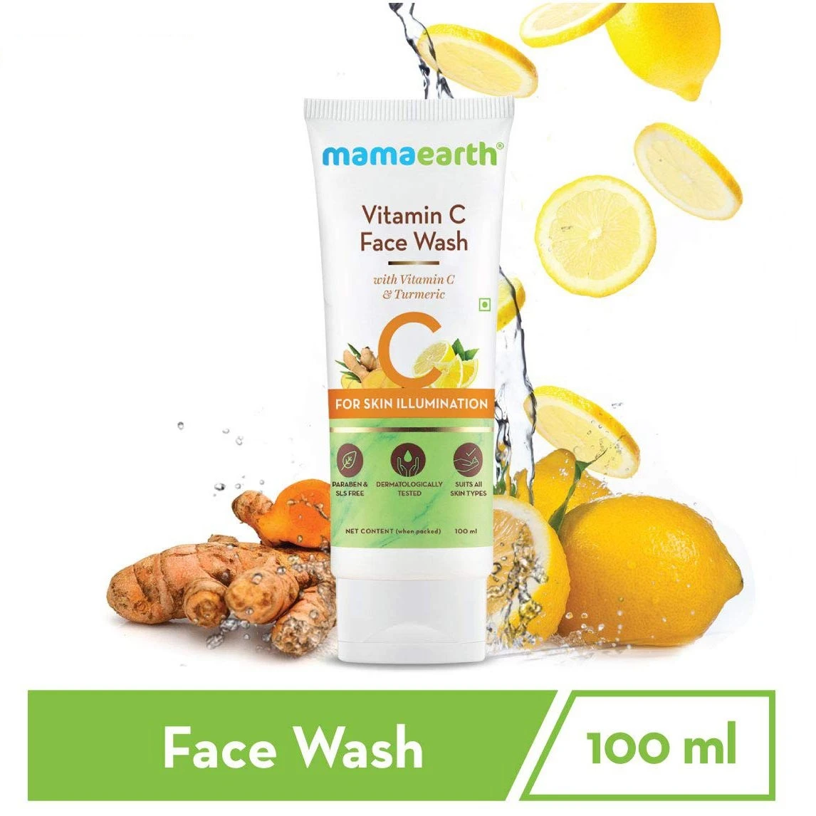 Mamaearth Vitamin C and Turmeric Face Wash 100ml