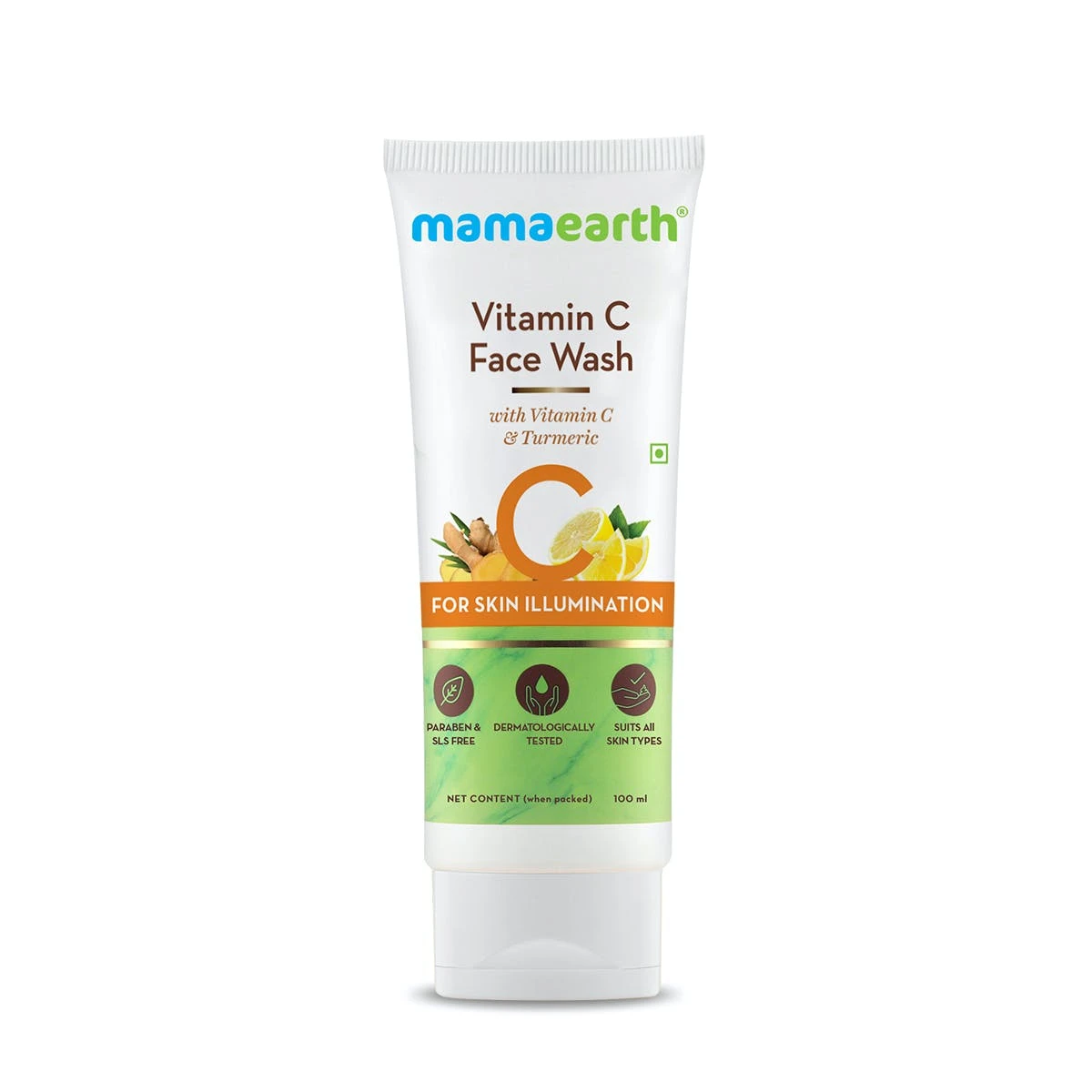 Mamaearth Vitamin C and Turmeric Face Wash 100ml - image 2