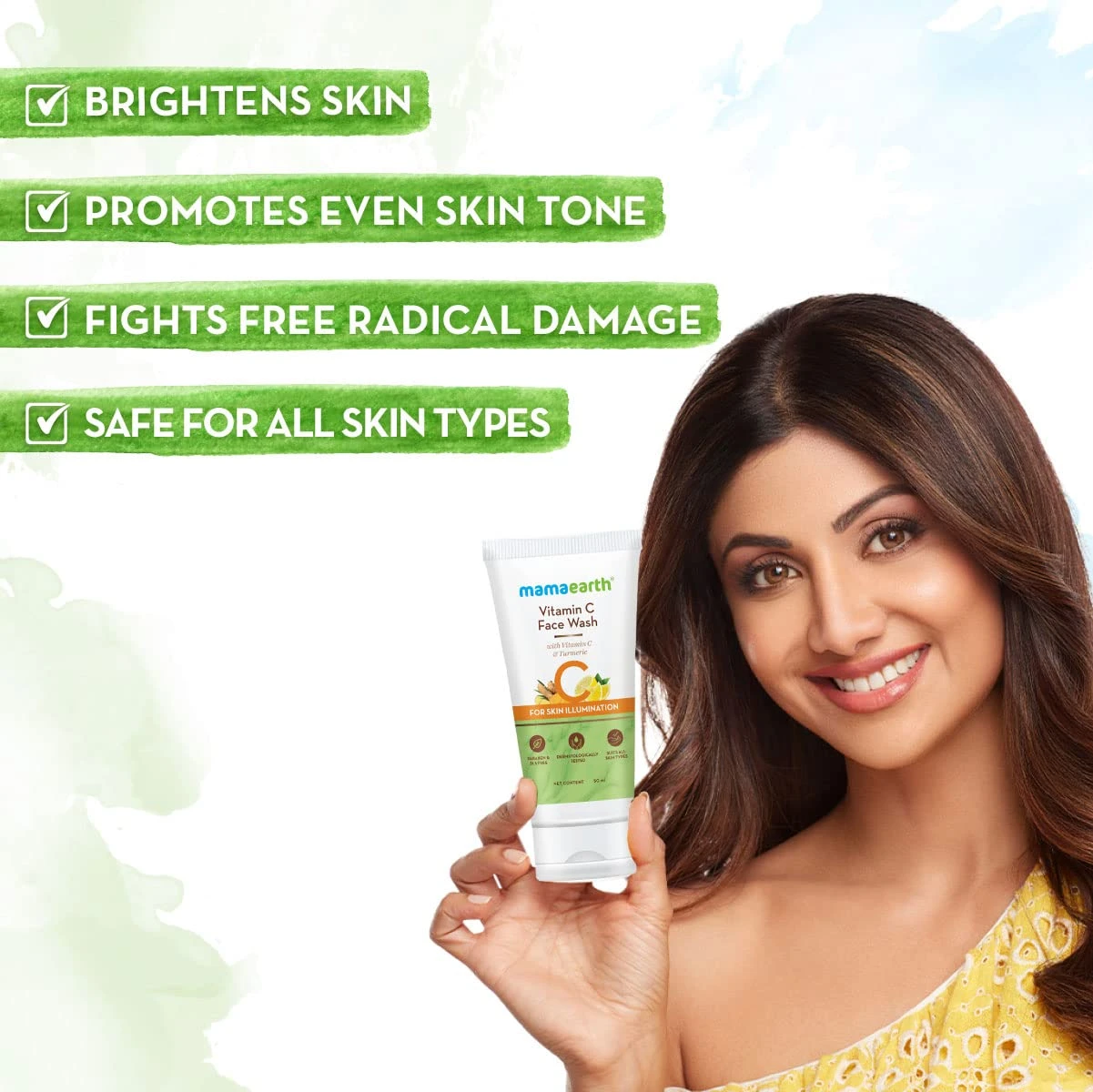 Mamaearth Vitamin C and Turmeric Face Wash 100ml - image 5