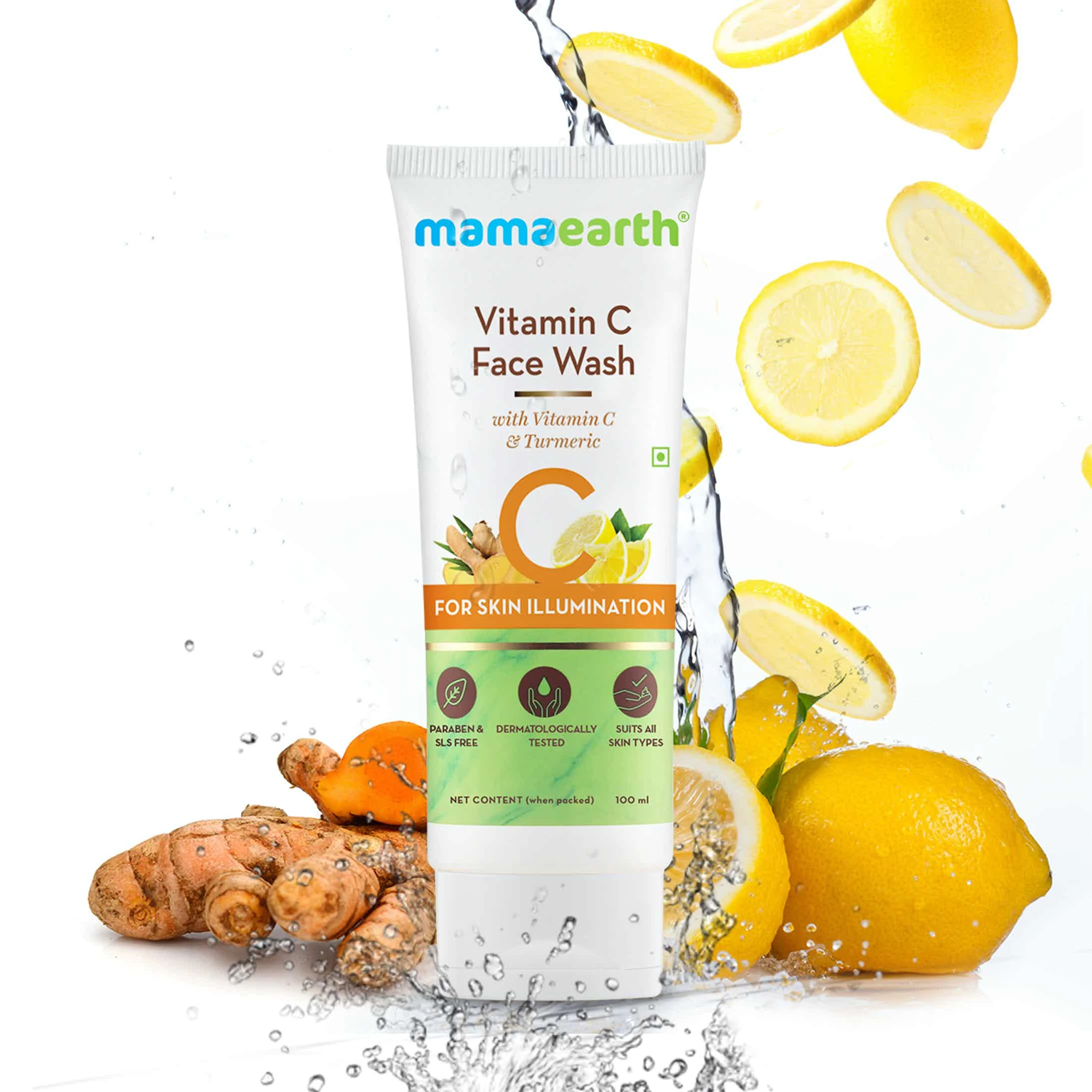 Mamaearth Vitamin C and Turmeric Face Wash 100ml - image 6