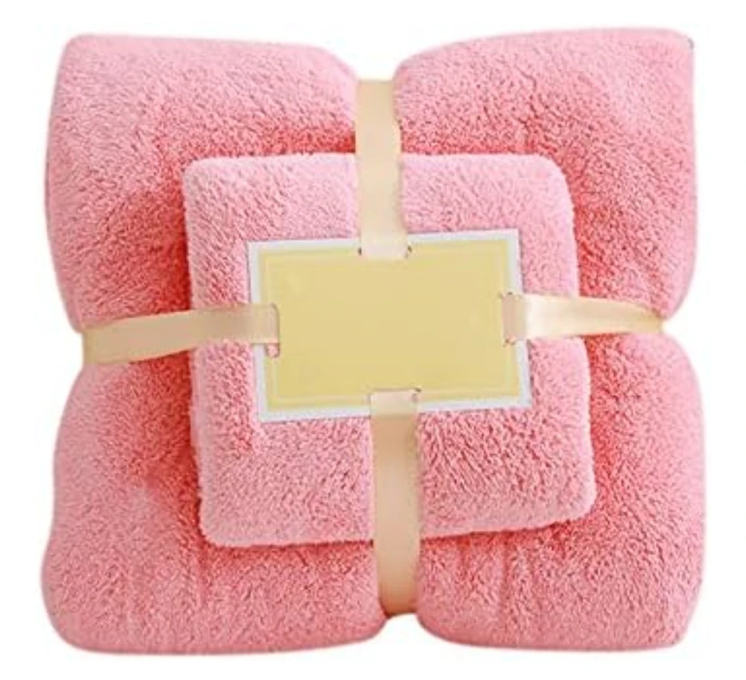 Microfiber Towels Sup Soft Bath Towel & Hand Towel Set,
