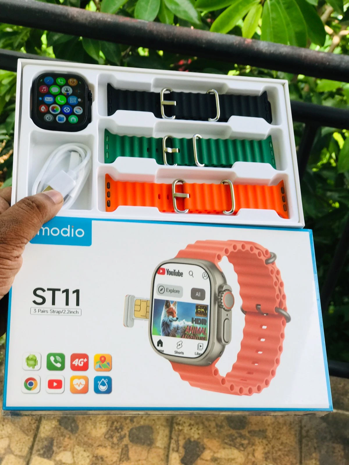 Modio ST11 Sim Insertable Android Smart Watch 2025 Model