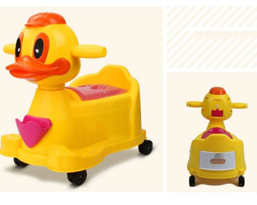 Multifunctional small yellow duck baby potty with music - image 3