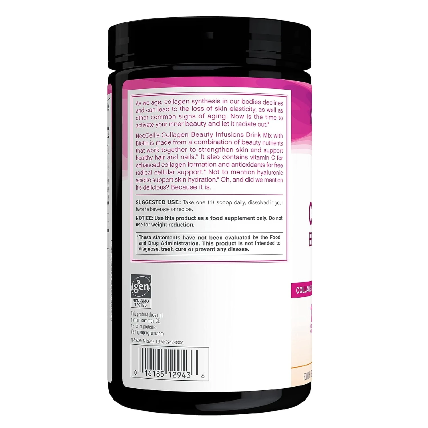 NeoCell Collagen Beauty Infusion with Biotin Powder 330g - image 3