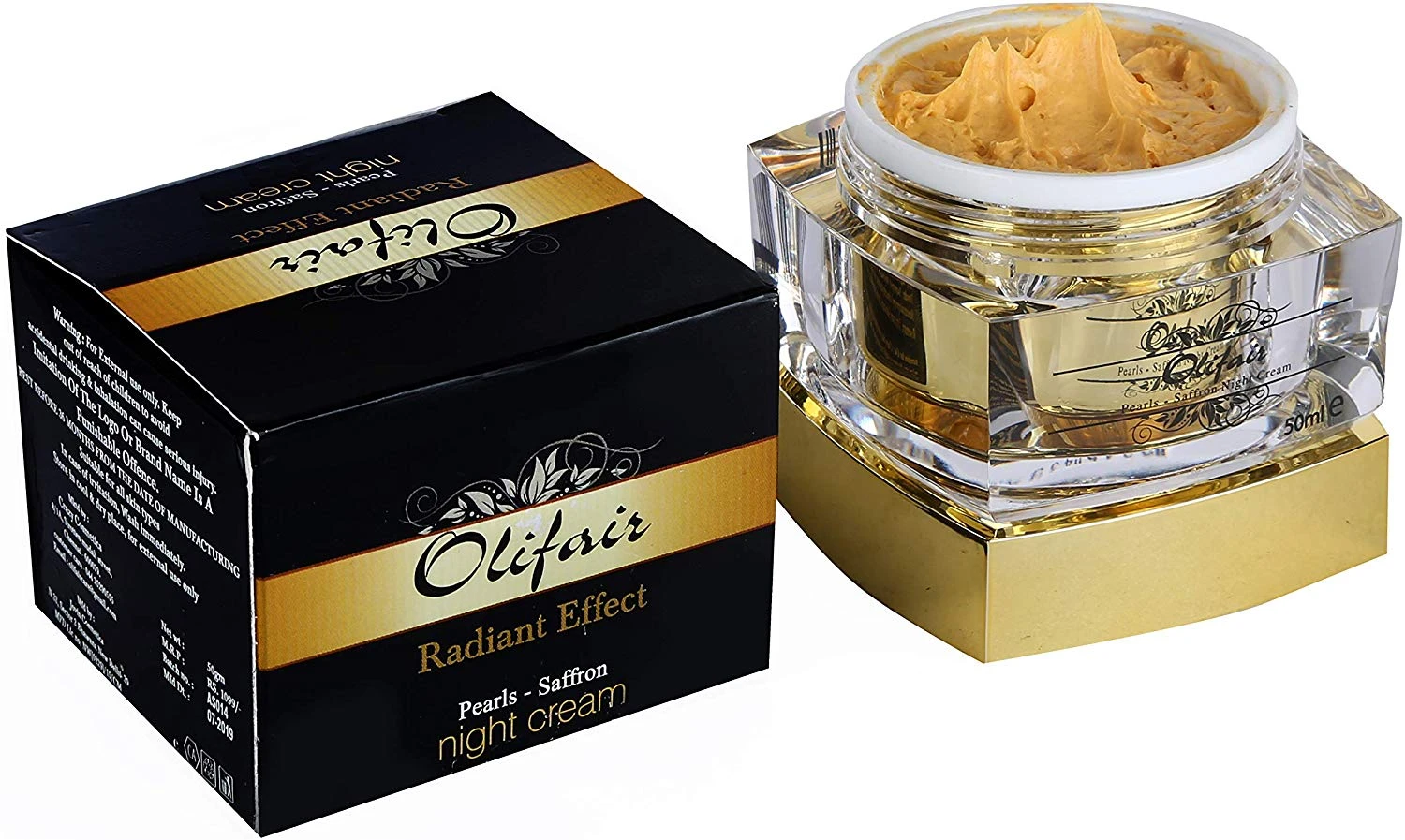 Olifair Pearls Saffron Night Cream  50 g - image 3