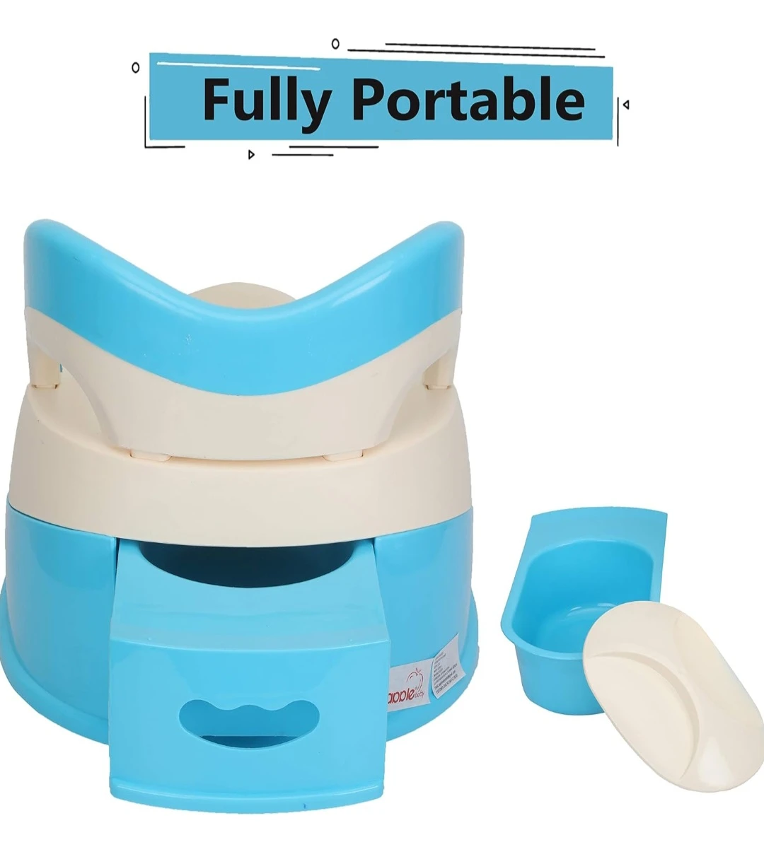 Potty Training Box with Back Rest & Covering/Closing Lid - image 4