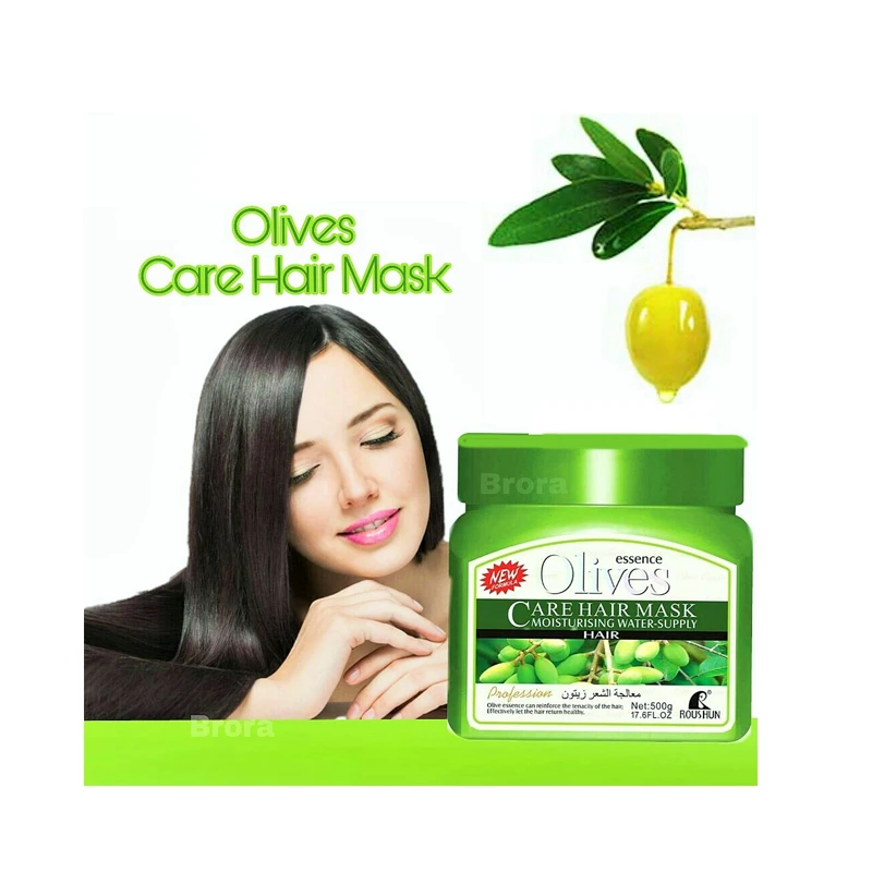 Roushun Olive Essence Hair Care Mask 500g Hair Treatment - image 3