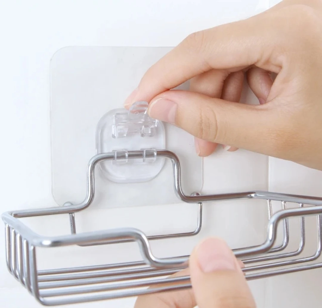 Stainless Steel Drain Soap Tray Bathroom Shelf - image 3