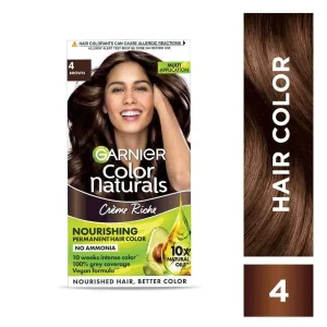 Garnier Hair Color No 4 Brown 70ml + 60g Creme