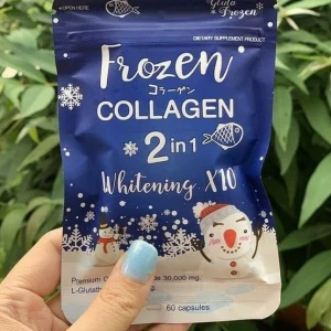 gluta frozen collagen 2in1 whitening 60 capsules