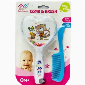 Newborn Baby Comb & Soft Brush Set