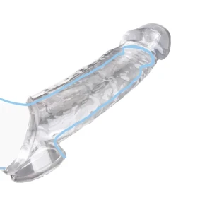 Penis Extender Sleeve 7 inch Reusable Penis Extender
