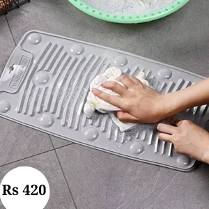 Silicone cloth washing mat