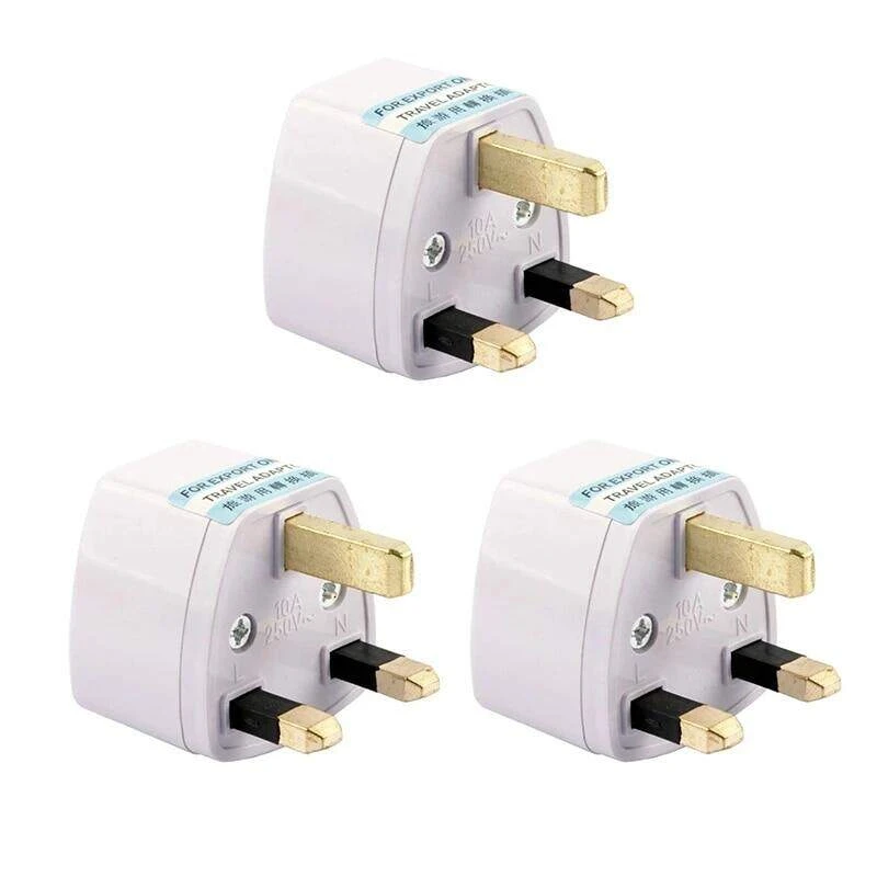 Universal Power Plug Travel Adapter 3 Pin Converter 250v - image 2