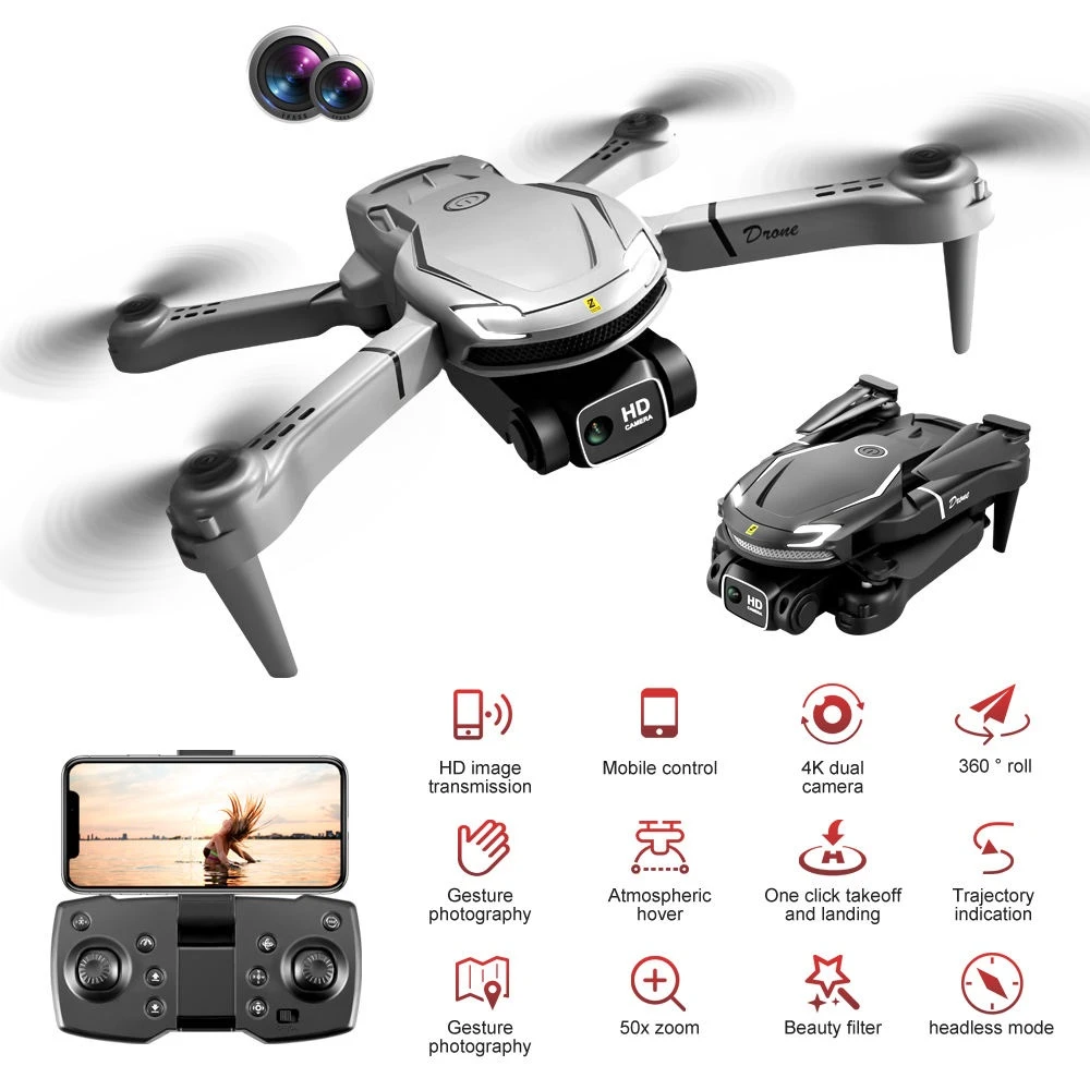 V88 Max Drone Dual Cameras Aerial Photography Quadcopter - image 2