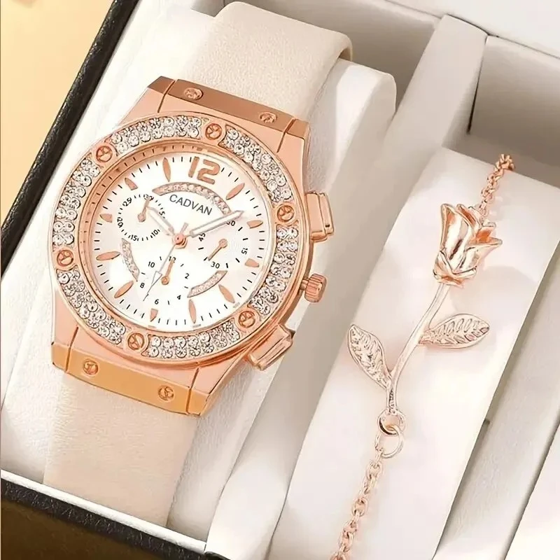 Watches Set Luxury Women Fashion  Watch Girl Ladies Gift - image 4