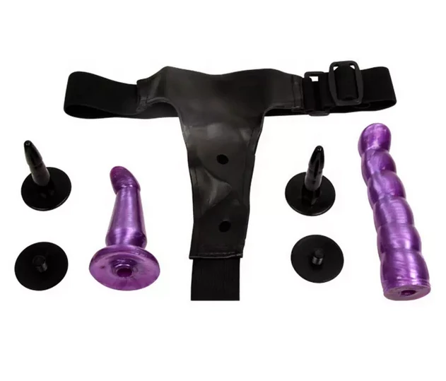 Wearable Elastic Harness Double bildo strapon - image 4