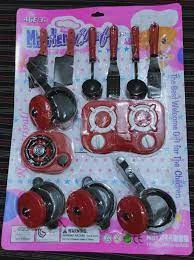 Generic 12 Pcs Kids Kitchen Set Multi Color