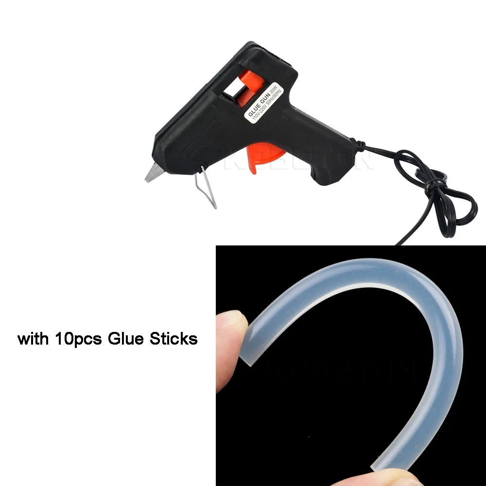Generic 20W Hot Melt Glue Gun with 10 Glue Sticks - image 4