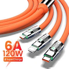 Generic 3-in-1 Fast Charging Cable Micro USB Type C 8 Pin - image 3