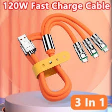 Generic 3-in-1 Fast Charging Cable Micro USB Type C 8 Pin - image 4