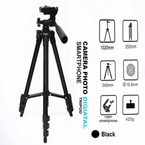 Generic 3120A Foldable Aluminum Professional Tripod - image 2