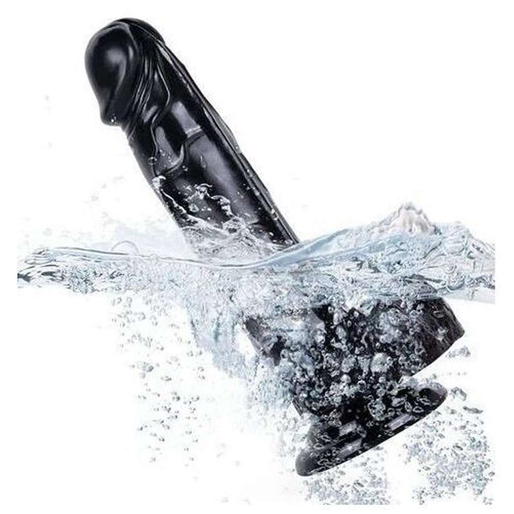 Realistic Soft Dildo with Balls and Suction Cup - image 2