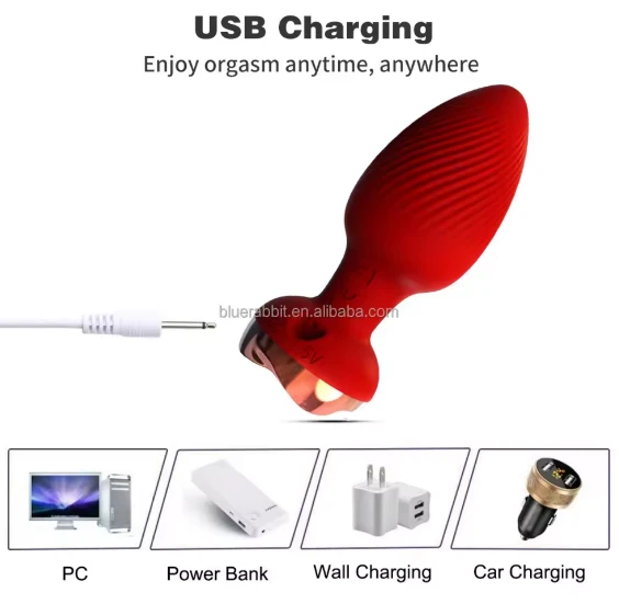 Generic Remote Control Flower Butt Plug Vibrator - image 4