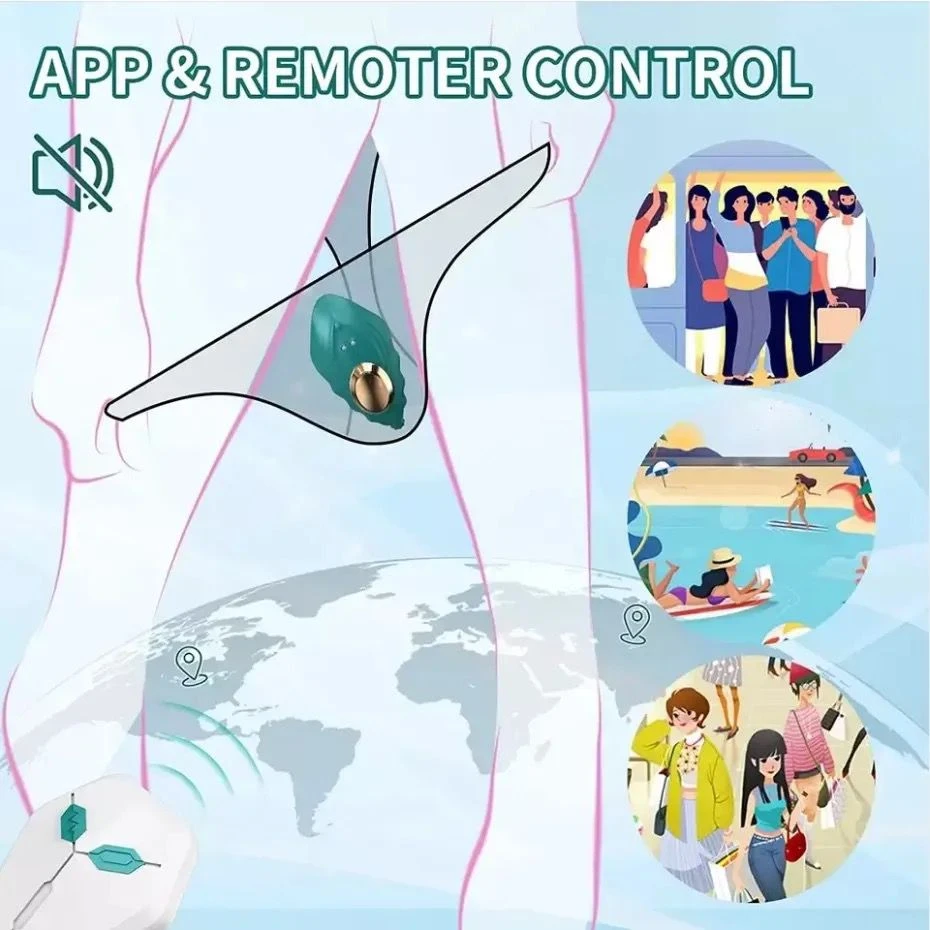 Generic Mini Wearable Panties Vibrator App Remote Control - image 4