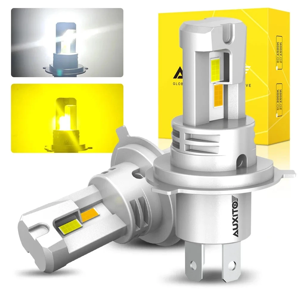 AUXITO H4 Hi/Lo Dual Color LED Headlight Bulbs - image 8