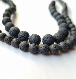 Generic Volcanic Lava Beads Unisex Bracelet - image 3