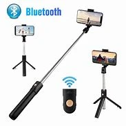No Brand Bluetooth Selfie Stick with LED light - image 2