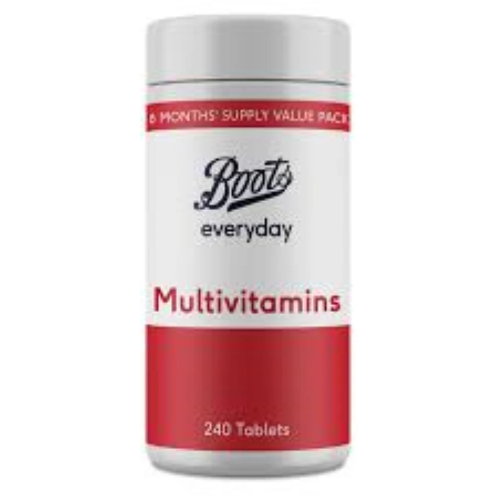 Boots everyday Multivitamins 240 Tablets 8 MONTHS SUPPLY